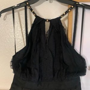 Black Halter Neck BCBGMaxazria Dress